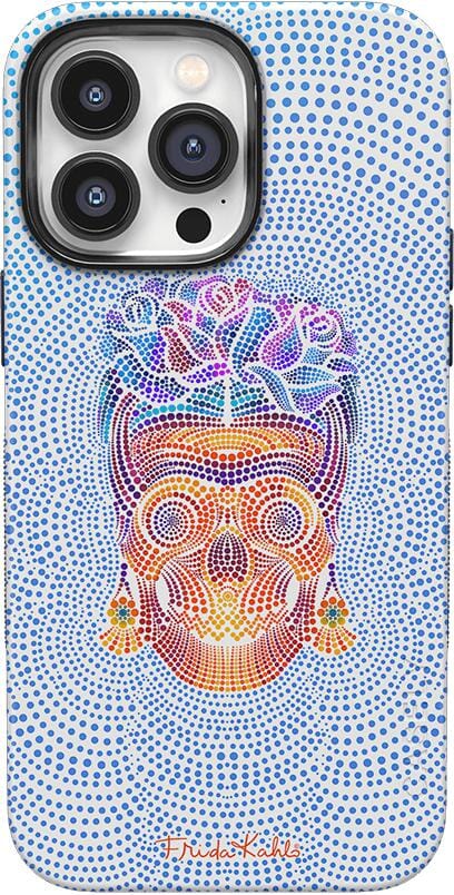 Vida y Muerte | Frida Kahlo Dotted Skull Case iPhone Case get.casely Bold + MagSafe® iPhone 14 Pro Max 