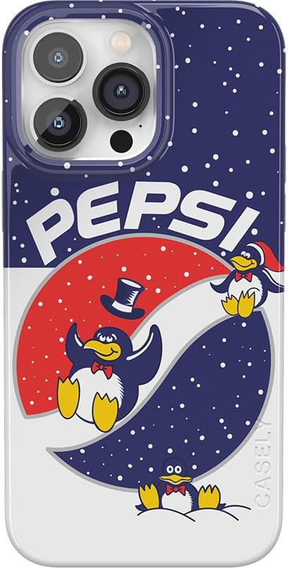 Penguin Party | Pepsi Wonderland Case iPhone Case get.casely Classic + MagSafe® iPhone 14 Pro Max 