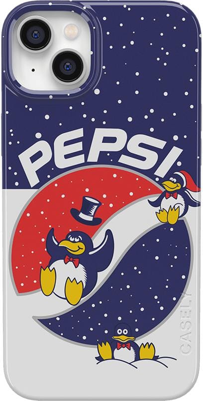 Penguin Party | Pepsi Wonderland Case iPhone Case get.casely Classic + MagSafe® iPhone 14 Plus 