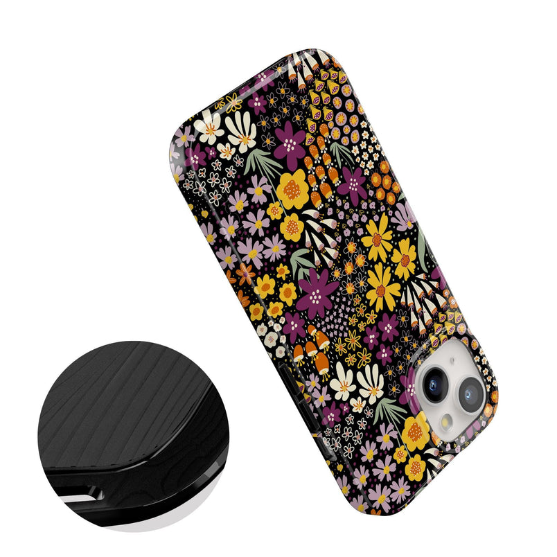 Falling for You | Plum Floral Case iPhone Case get.casely 