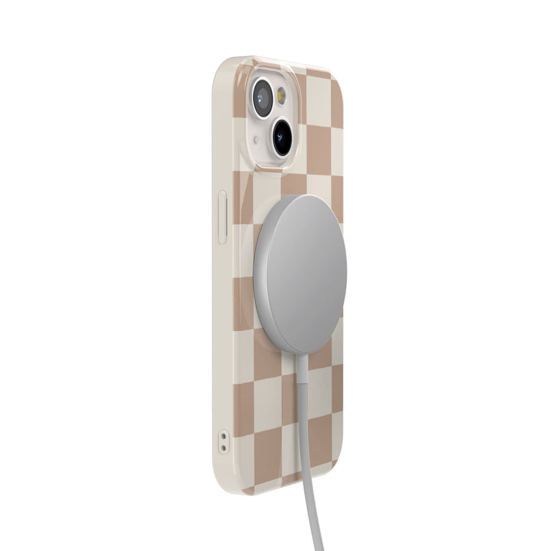 Fit Check | Neutral Checkerboard Case iPhone Case get.casely 