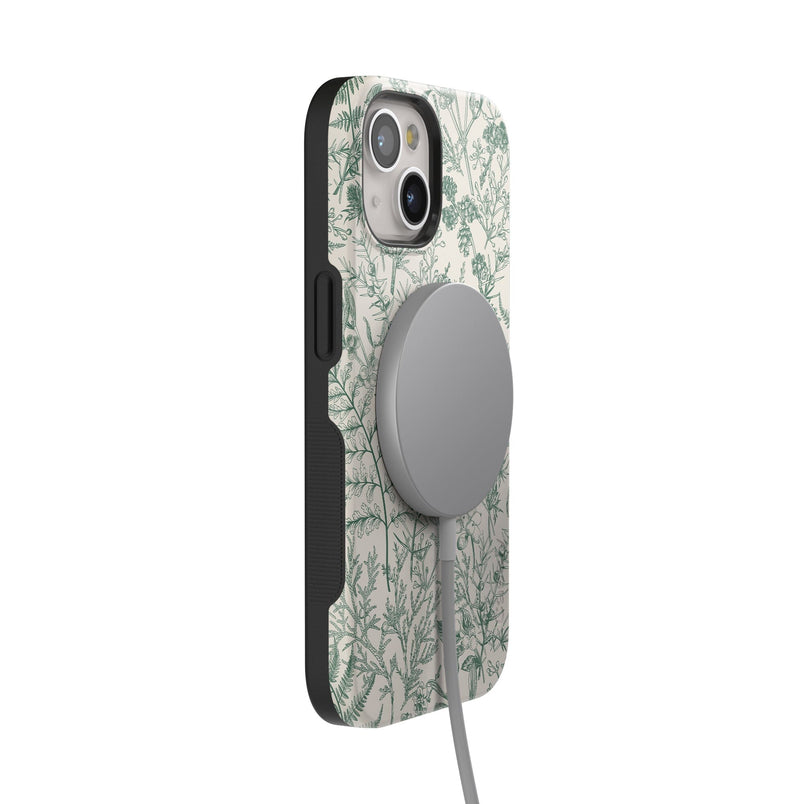 Sage Garden | Green Floral Case iPhone Case get.casely 