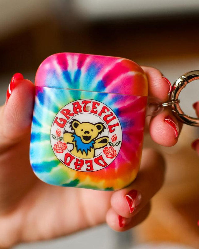 On Tour | Grateful Dead Tie Dye Sticker AirPods Case AirPods Case Grateful Dead 