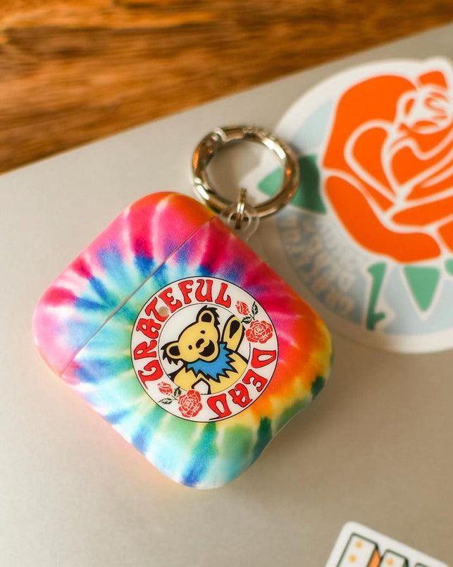 On Tour | Grateful Dead Tie Dye Sticker AirPods Case AirPods Case Grateful Dead 