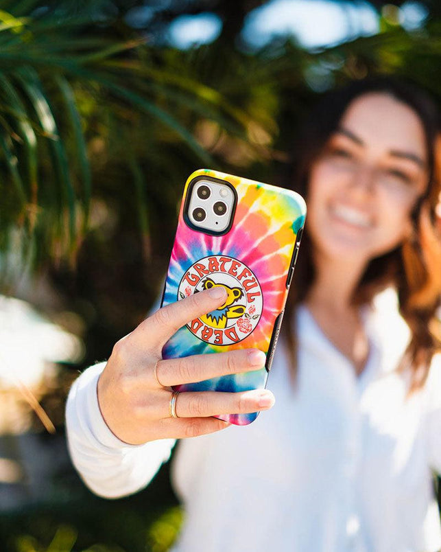 On Tour | Grateful Dead Tie Dye Sticker Case iPhone Case Grateful Dead 