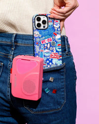 Out of the Blue | Pepsi Sticker Case iPhone Case get.casely 