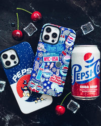 Out of the Blue | Pepsi Sticker Case iPhone Case get.casely 