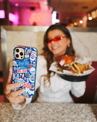 Out of the Blue | Pepsi Sticker Case iPhone Case get.casely 