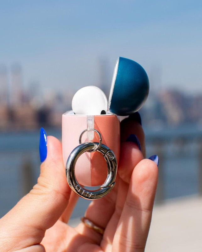 Pink & Navy Blue | Colorblock AirPods Case AirPods Case get.casely 