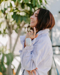 Ride The Wave | Pastel Rainbow Lined AirPods Case AirPods Case get.casely 