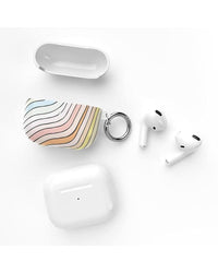 Ride The Wave | Pastel Rainbow Lined AirPods Case AirPods Case get.casely 