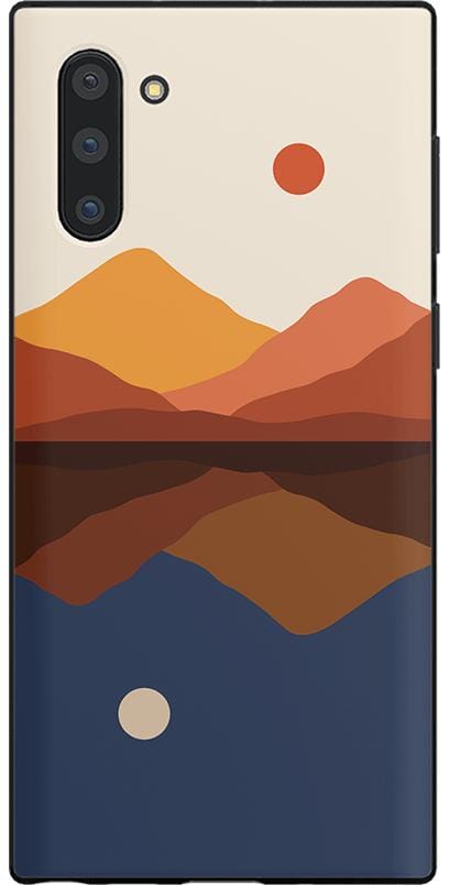 Opposites Attract | Day & Night Colorblock Mountains Samsung Case Samsung Case get.casely 