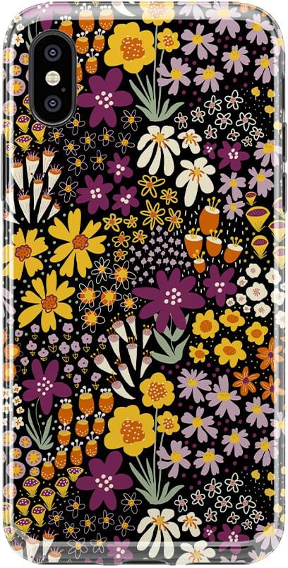 Falling for You | Plum Floral Case iPhone Case get.casely Classic iPhone XS Max