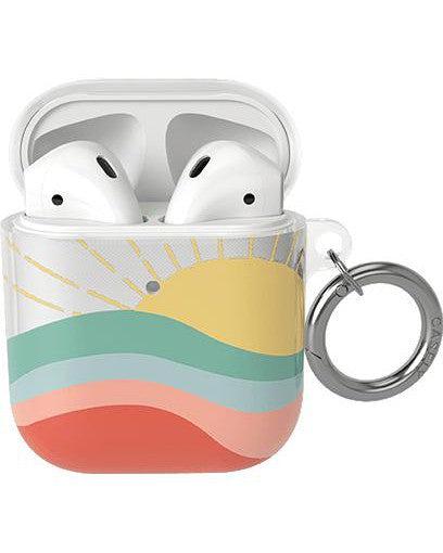 Here Comes the Sun | Colorblock Sunset AirPods Case AirPods Case get.casely AirPods Case 