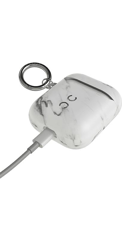 Take Me for Granite | White Marble AirPods Case AirPods Case get.casely 