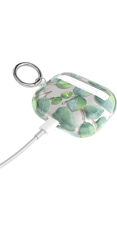 Leaf Me Alone | Green Floral Print AirPods Case AirPods Case get.casely 