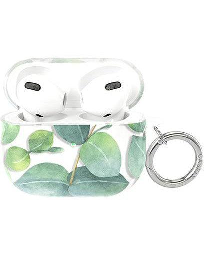 Leaf Me Alone | Green Floral Print AirPods Case AirPods Case get.casely AirPods 3 Case 