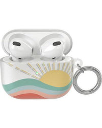 Here Comes the Sun | Colorblock Sunset AirPods Case AirPods Case get.casely AirPods 3 Case 