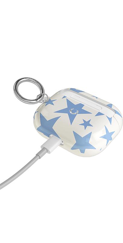 Stars Align | Blue & White Stars AirPods Case AirPods Case get.casely 