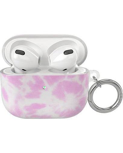 Down for Whatever | Light Pink Tie Dye AirPods Case AirPods Case get.casely AirPods 3 Case 