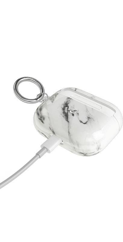 Take Me for Granite | White Marble AirPods Case AirPods Case get.casely 