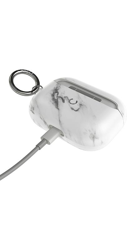 Take Me for Granite | White Marble AirPods Case AirPods Case get.casely 