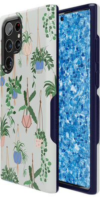 Hanging Around | Potted Plants Floral Samsung Case Samsung Case get.casely 