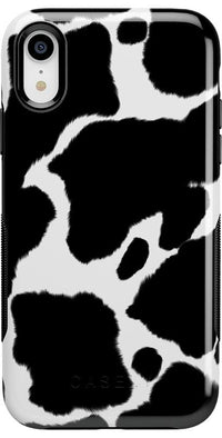 Current MOOd | Cow Print Case iPhone Case get.casely Bold iPhone XR 