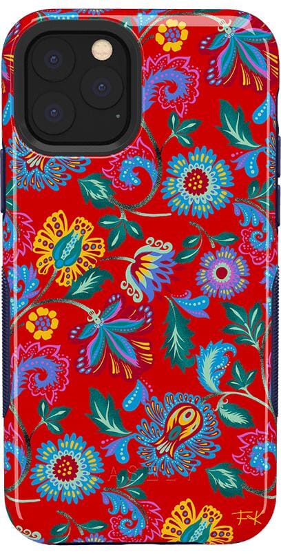 Painted Flowers | Frida Kahlo Floral Case iPhone Case get.casely Bold iPhone 11 Pro Max