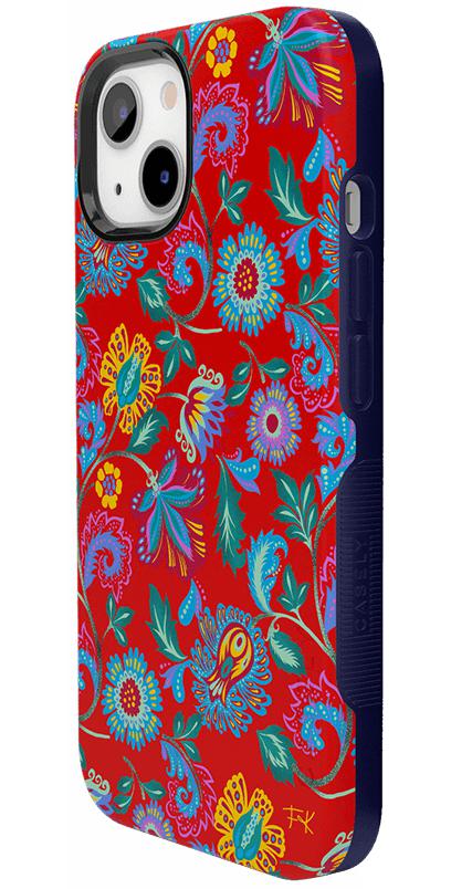 Painted Flowers | Frida Kahlo Floral Case iPhone Case get.casely