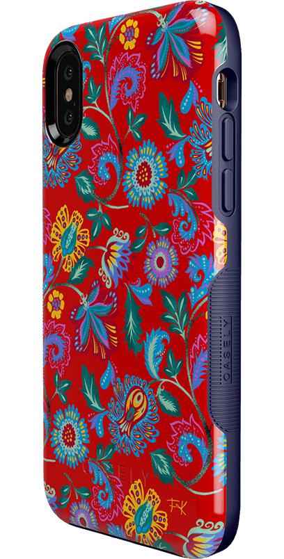 Painted Flowers | Frida Kahlo Floral Case iPhone Case get.casely