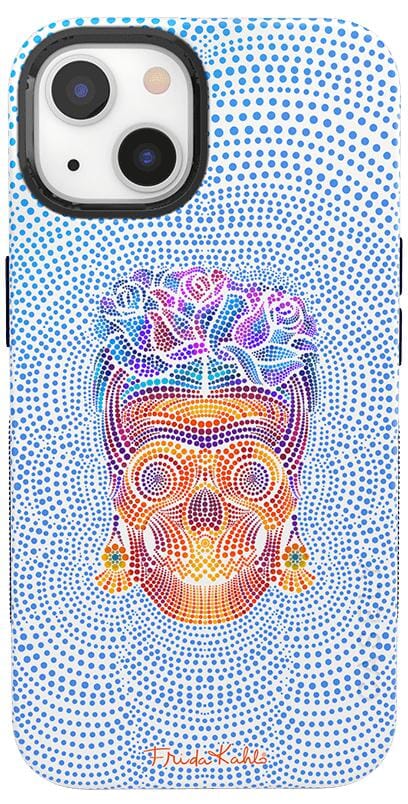 Vida y Muerte | Frida Kahlo Dotted Skull Case iPhone Case get.casely Bold + MagSafe® iPhone 13 