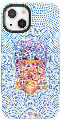 Vida y Muerte | Frida Kahlo Dotted Skull Case iPhone Case get.casely Bold + MagSafe® iPhone 13 