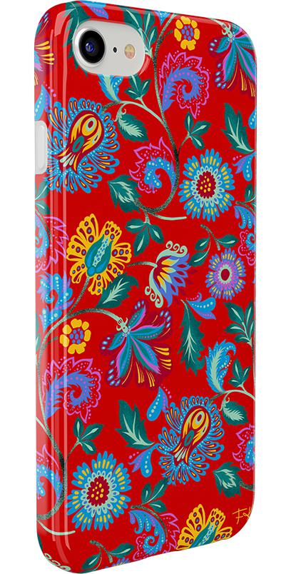 Painted Flowers | Frida Kahlo Floral Case iPhone Case get.casely