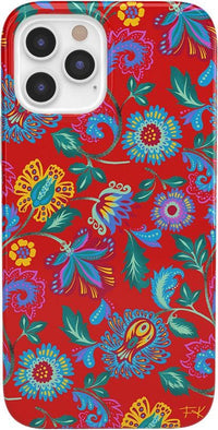 Painted Flowers | Frida Kahlo Floral Case iPhone Case get.casely Classic iPhone 12 Pro Max