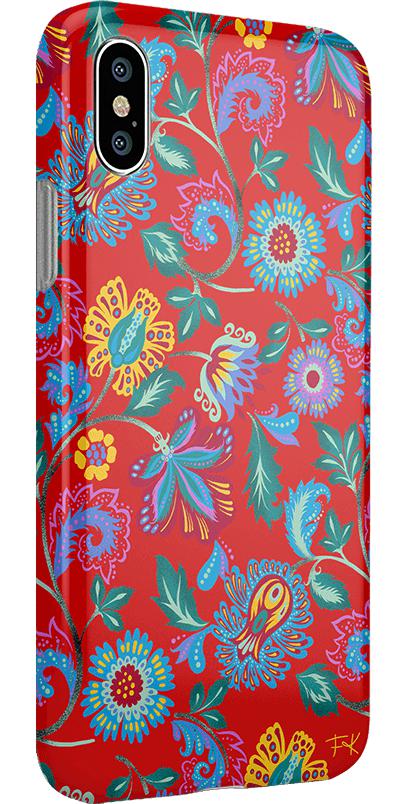 Painted Flowers | Frida Kahlo Floral Case iPhone Case get.casely