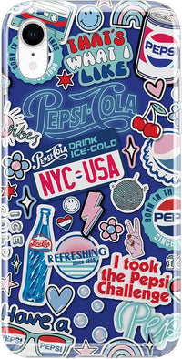 Out of the Blue | Pepsi Sticker Case iPhone Case get.casely Classic iPhone XR 