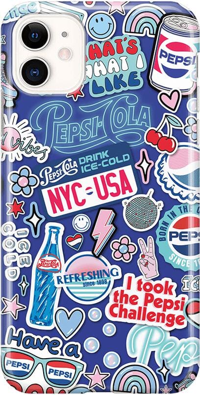 Out of the Blue | Pepsi Sticker Case iPhone Case get.casely Classic iPhone 11 