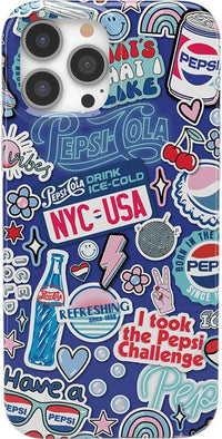 Out of the Blue | Pepsi Sticker Case iPhone Case get.casely Classic + MagSafe® iPhone 13 Pro Max 