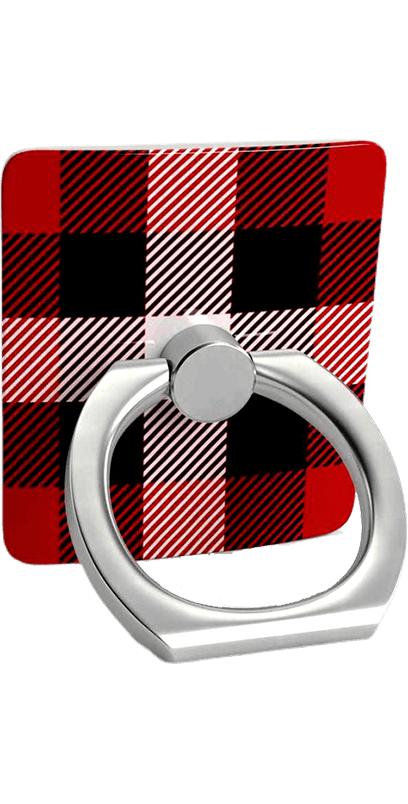 As if! | Red Plaid Phone Ring Phone Ring get.casely 