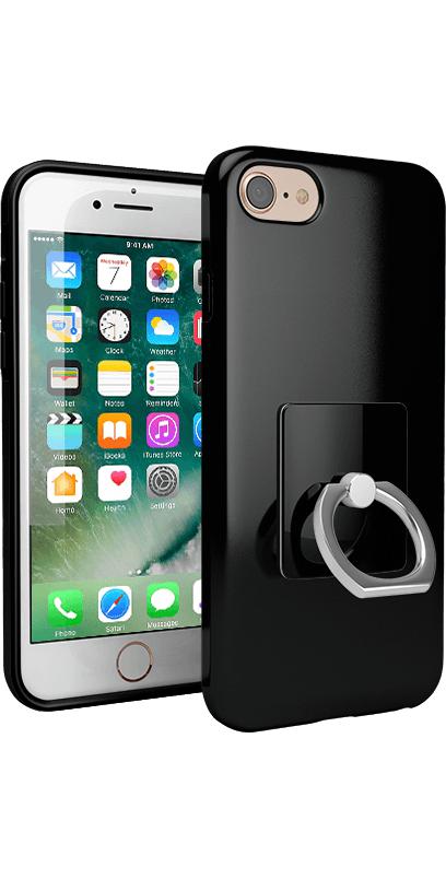 Classic Black iPhone Ring & Kickstand Phone Ring get.casely 