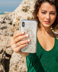 You're a Fine-Apple | Gold Pineapple Clear Case iPhone Case get.casely 