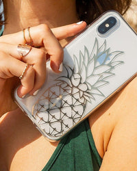 You're a Fine-Apple | Gold Pineapple Clear Case iPhone Case get.casely 