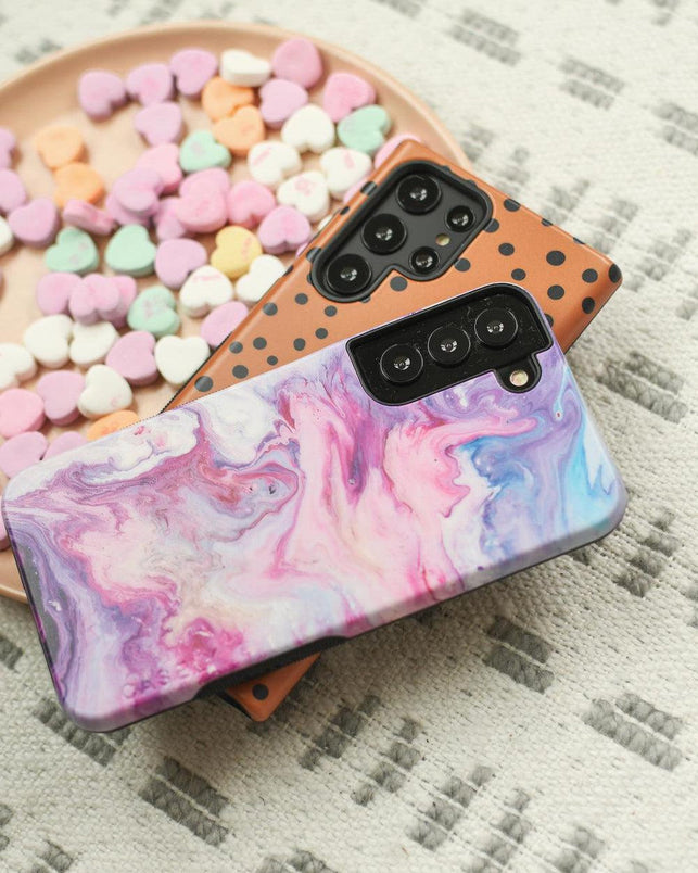 Tie Dying Over You | Purple Marble Samsung Case Samsung Case get.casely 