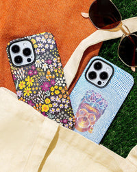 Vida y Muerte | Frida Kahlo Dotted Skull Case iPhone Case get.casely 