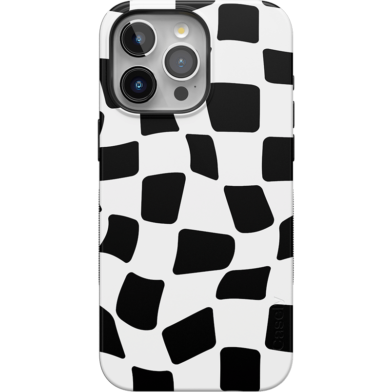 Funky Checkerboard | High Contrast Design Case Phone Case Casetry Bold + MagSafe® iPhone 15 Pro Max 