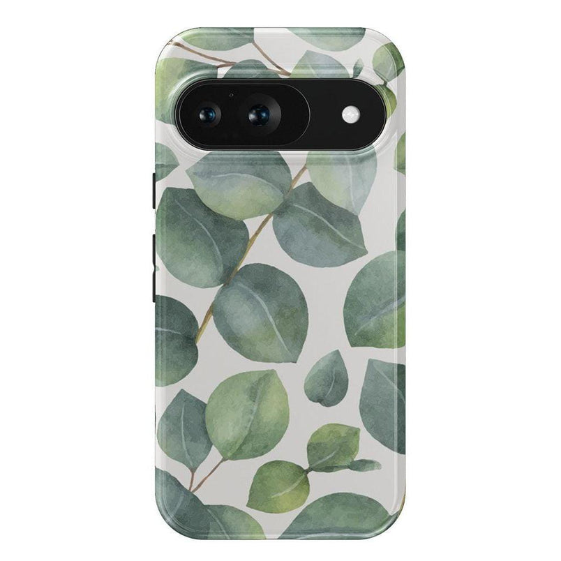 Leaf Me Alone | Green Floral Print Google Pixel Case Google Pixel Case Casetry Essential Google Pixel 9 