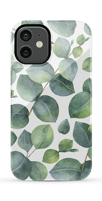 Leaf Me Alone | Green Floral Print Case iPhone Case get.casely Essential iPhone 12 Mini 