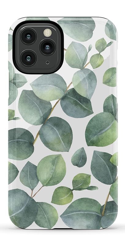 Leaf Me Alone | Green Floral Print Case iPhone Case get.casely Essential iPhone 11 Pro 