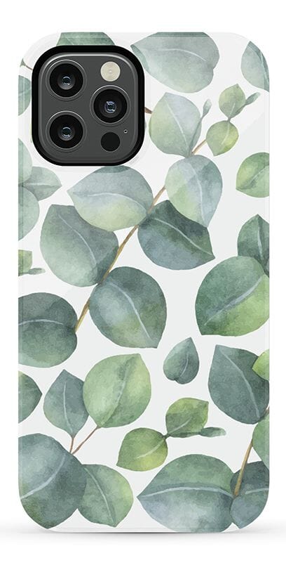 Leaf Me Alone | Green Floral Print Case iPhone Case get.casely Essential iPhone 12 Pro 